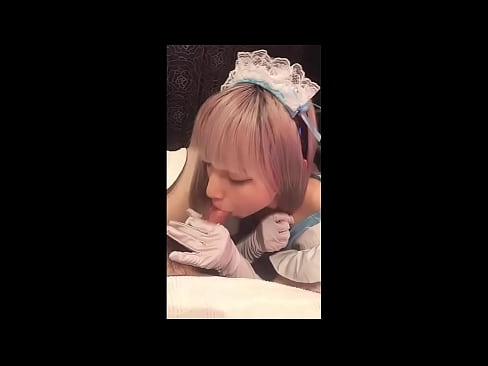 ❤️ Јапански идол [маиука], костим француске собарице, први део, пушење и дркање са лосионом ❌ Јебени видео на sr.mrpornogratis.ru ❌❤